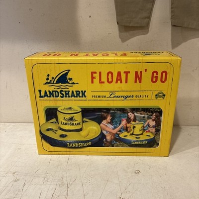 NIB New Float 'N GO Island Pong Style Lounge Pool Drinks Holder Inflatable