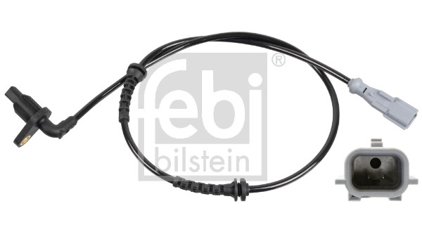 Hinterachse Links Febi Bilstein 171432 Sensor, Raddrehzahl FüR Renault-image