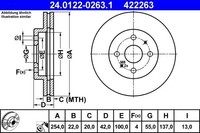 2X Bremsscheibe Vorderachse FüR Daihatsu Subaru Materia Sirion Justy IV