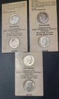 New ListingLot of 3  1964 P&D Kennedy Silver Half Dollars BU Tidy House Holders