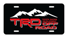 Trd Off Road Toyota Racing Car Front License Plate Tag Vanity Style - New Trd Off Road Toyota Racing Car Front License Plate Tag Vanity Style - New