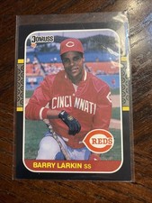 Donruss 1987 Barry Larkin #492 Cincinnati Reds Rookie Card??. rookie card picture
