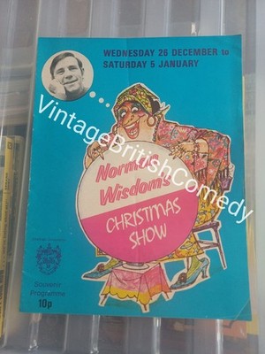RARE Norman Wisdom Christmas Show Programme 1974 Central Hall, Chatham