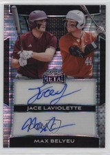 2025 Leaf Metal Dual Silver Pulsar 7/10 Jace LaViolette Max Belyeu Auto 01x1