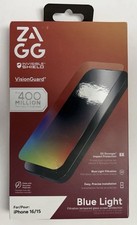 ZAGG InvisibleShield VisionGuard iPhone 16/15 Glass Screen Protector Blue Light