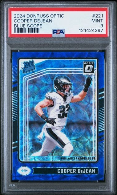 2024 Donruss Optic Blue Scope #221 Cooper Dejean PSA 9