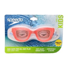Speedo Kid's Childrens Sunglass Style Sunny Vibes Swim Goggles Ages 3-6 Coral