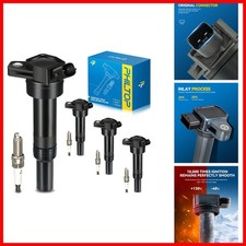 PHILTOP UF651 Ignition Coil Pack Spark Plug Kit Hyundai Elantra, Soul