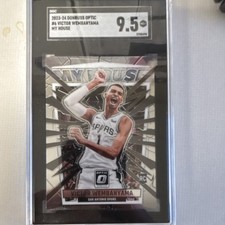 Panini 2023-24 Donruss Optic Victor Wembanyama #6 My House Rookie SGC 9.5 Spurs