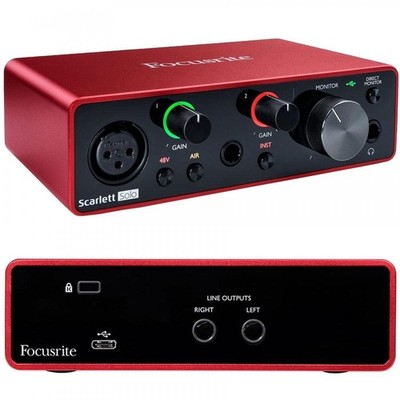 Focusrite Scarlett Solo USB Audio Interface (Gen 3)