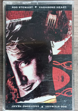 Music Cassette - Rod Stewart  Vagabond Heart  Warner Bros Records 1991 VG