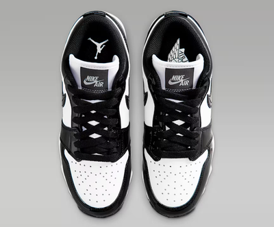 Jordan 1 Low Cleats White Patent Black Little/Big Kids' (GS