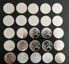 2019 NIUE STAR WARS DARTH VADER FULL ROLL OF 25 BU 1 oz .999 SILVER COINS