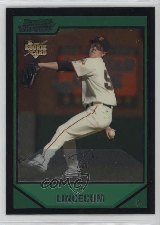 2007 Bowman Chrome Tim Lincecum #217 01ck