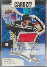 2021-22 Allure WYATT KALYNUK - Rookie Blue Line Auto Jersey /75 #117