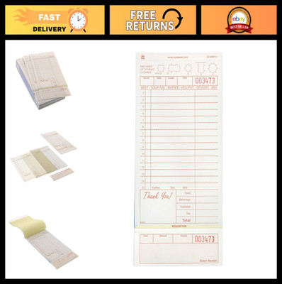 Guest Check Loose-Pack Refill - 15 Lines, Carbonless, 4.2''x8.5'', 200 Forms/Pad