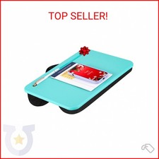 LAPGEAR Compact Lap Desk - Fits up to 15 Inch Laptops - Aqua Sky - Style No. 431