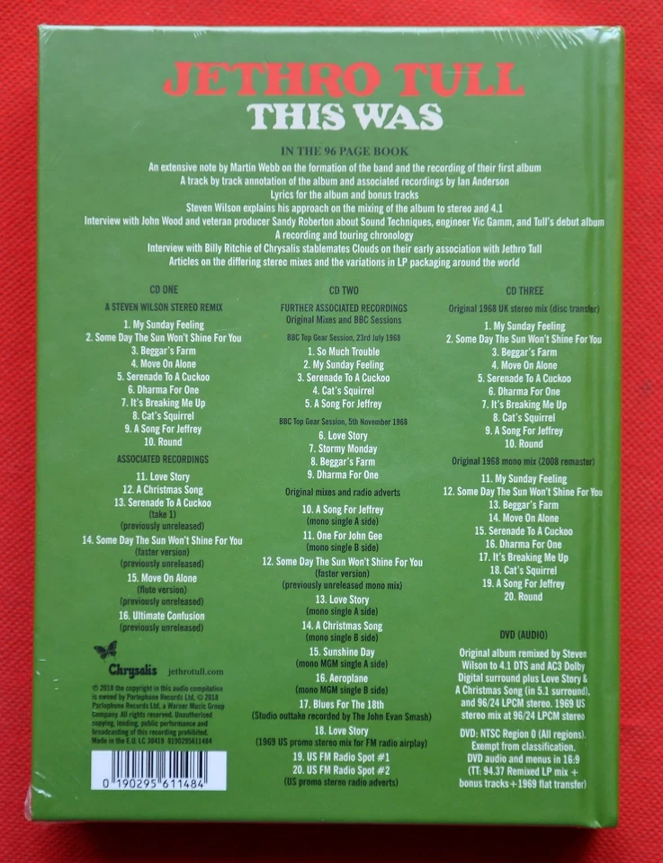 Jethro Tull – This Was (The 50th Anniversary Edition) BOX SET  3 CD + DVD SEALED - Bild 2 von 3
