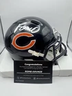 Rome Odunze Chicago Bears Signed Mini Football Helmet Fanatics UW Authentic