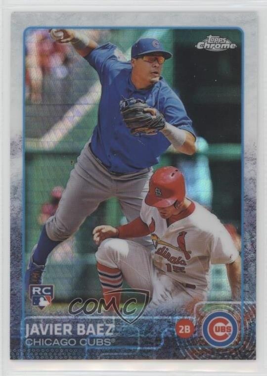2015 Topps Chrome Prism Refractor Javier Baez #89 1m7