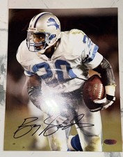 Vintage HOF Barry Sanders Signed 8x10 Detroit Lions Photo With COA TSA 3102068