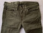 J Crew Jeans Mens 30x30 Green 484 Every Stitch Considered Slim Denim Made In USA — photo 2