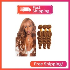 Brown Bundles Human Hair 30 Loose Wave Bundles 16 18 20 Inch Unprocessed Virgin