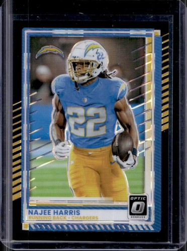 2025 Panini Donruss Optic Najee Harris Black Pandora Prizm #/25 Chargers