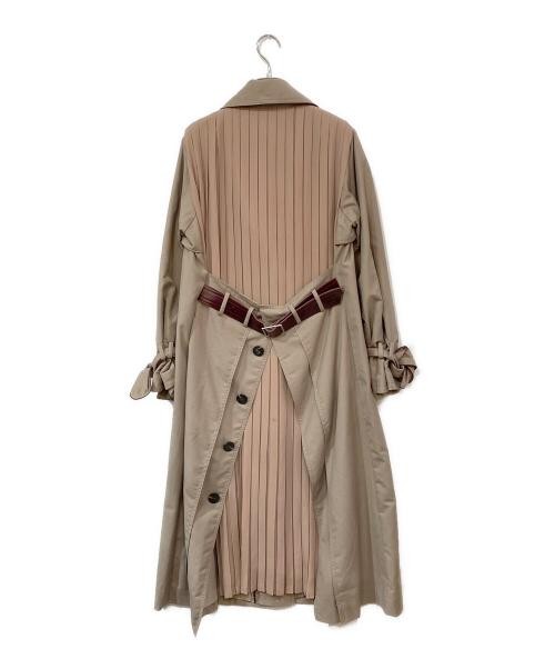 Ameri Studious Layered Coat Brown Polyester Chest… - image 2