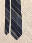 Vintage Marquis by Brittania Striped Tie Shillito's Department Store 70s 80s — photo 3