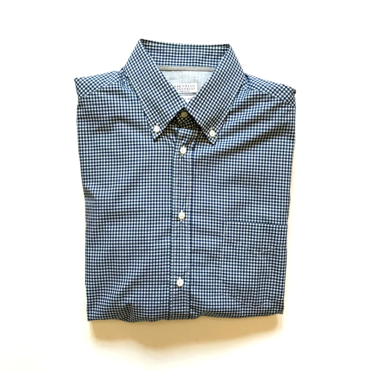 Brunello Cucinelli Regular Size L Casual Button-Down Shirts for