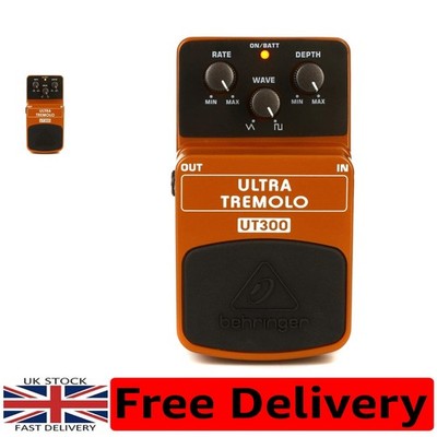 ULTRA TREMOLO UT300: Kompaktes Tremolo Effektpedal mit Sound Shaping Reglern
