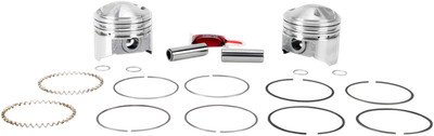 KB PERFORMANCE Piston Kit - 3.437'' +0.020'' - 9.0:1 CR - 74'' Big Twin KB263.020