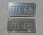Wisconsin License Plates WI # 454 ATT Tag Expired In 2001 Matching Pair Of 2  — photo 4
