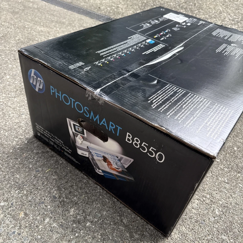 NEW SEALED HP Photosmart B8550 Large Digital Format Photo Inkjet Printer - Image 3 of 4