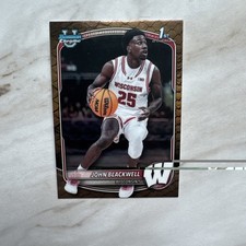 John Blackwell 2025-26 Bowman Chrome 1st Reptilian Refractor Card # BCP-78