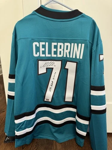 Macklin Celebrini Autographed NHL Breakaway Jersey with Insc