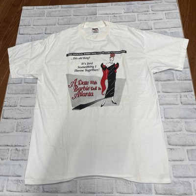 Oneida Single Stitch Vintage 1998 Barbie Collectors Convention T Shirt Adult XL