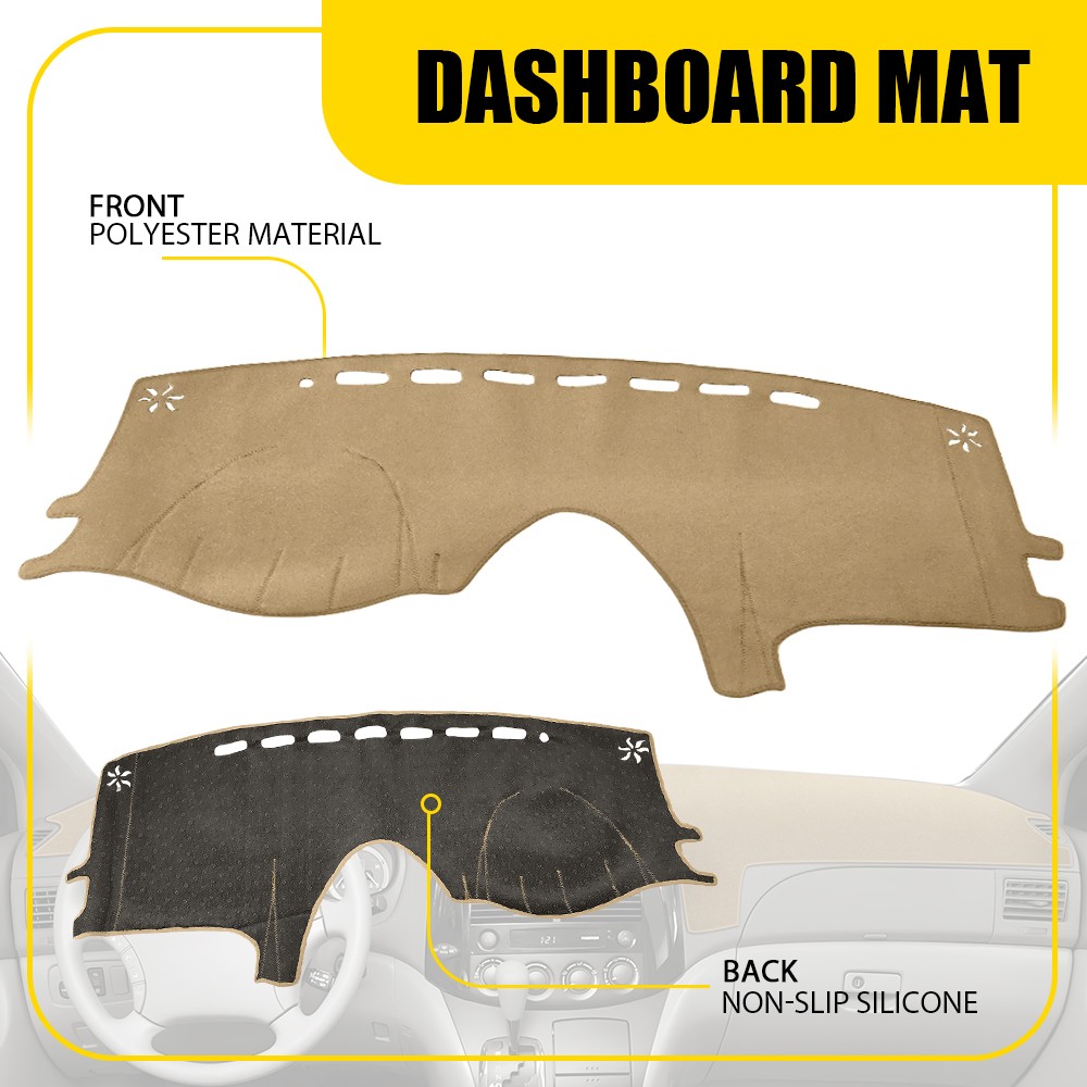 Toyota Sienna Beige Dashboard Mat Cover