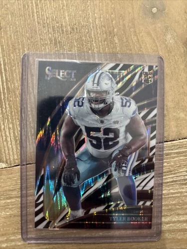 2025 Panini Select - Club Level Tyler Booker #298 Zebra Prizm (RC)