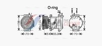 AVA Clever Choice Kompressor Klimaanlage ** Clever FIT ** DWAK071 FüR Kalos Aveo