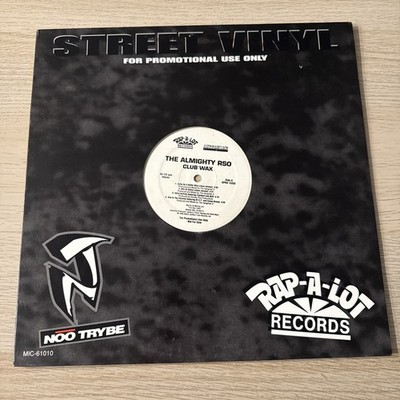 The Almighty RSO - Club Wax Rap-A-Lot Record SPRO-12202 Vinyl 1996 Hip-Hop Promo