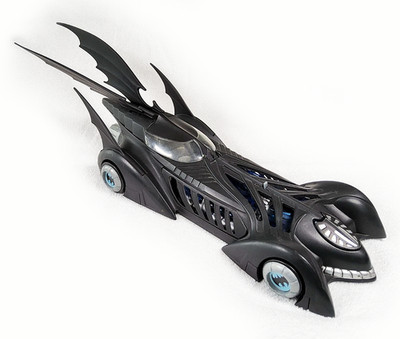 Vintage 1995 Batman Forever BATMOBILE Tonka Light Up 100% COMPLETE w/ Missile