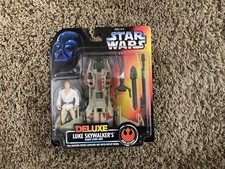Star Wars Deluxe Luke Skywalker's Desert Sport Skiff Power Of The Force - 1996
