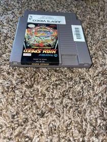 High Speed (Nintendo NES, 1991) Authentic w/ Sleeve - GREAT LABELS!! Tested