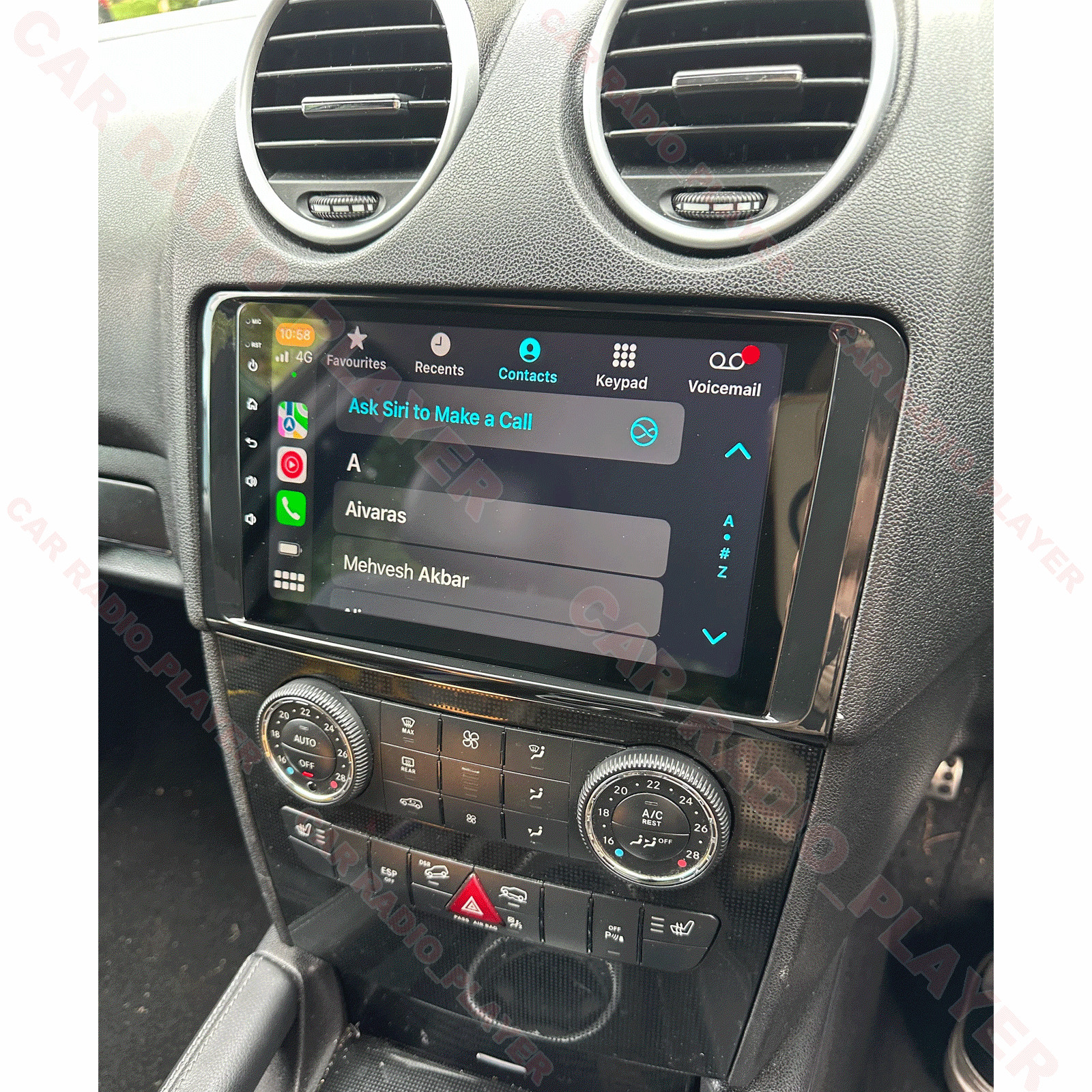 32GB PLUG&PLAY Android Stereo Carplay BT AHD Camera For Mercedes ML GL 2005-2011