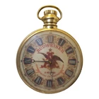 Vintage Budweiser Beer Lighted Pocket Watch Clock Sign 007-014