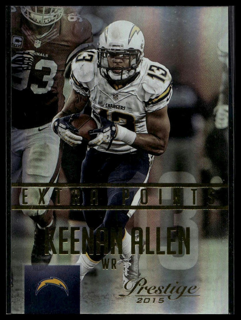 2015 Panini Prestige #176 Keenan Allen Extra Points Gold #/50 SN