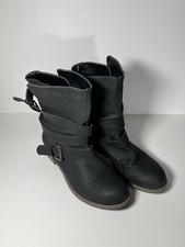 Women s Black Crown Vintage Boots- Size 10M