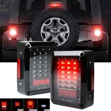 Led Tail Lights For Jeep Wrangler Jk Jku 2007-2018 Rear Brake Turn Signal Lamps Led Tail Lights For Jeep Wrangler Jk Jku 2007-2018 Rear Brake Turn Signal Lamps